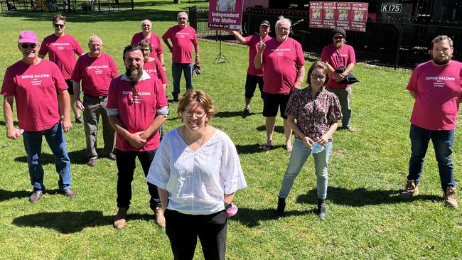 Former dairy farmer Sophie Baldwin has announced she will run as an independent for the seat of Mallee in Victoria's northwest. Photo: Else Kennedy