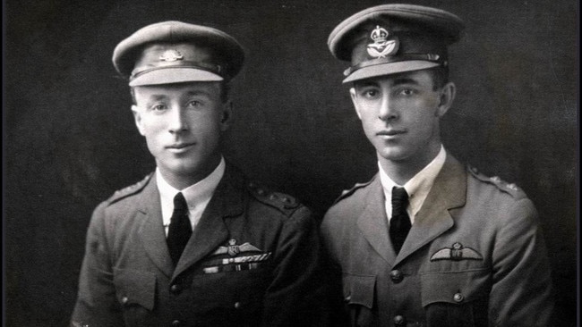 Ross and Keith Smith in 1921. Picture: South Australian Aviation Museum.