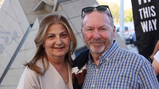 Paul McCartney fans at the Got Back Tour at the Adelaide Entertainment Centre, October 18. Picture: Kelly Barnes