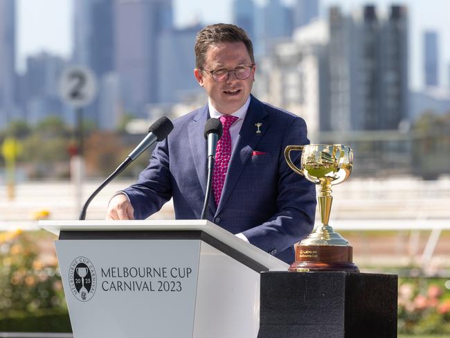 Minister for Racing Anthony Carbines. Picture: Jason Edwards