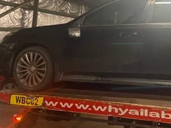 Seven youths have been arrested after allegedly driving a stolen car from Adelaide to Whyalla. Picture: SA Police