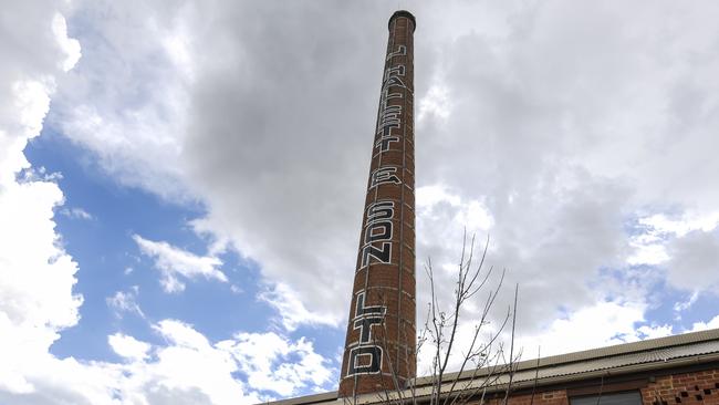 The 108-year-old kiln at Brickworks will don the colours of the winning team. Picture: Roy VanDerVegt