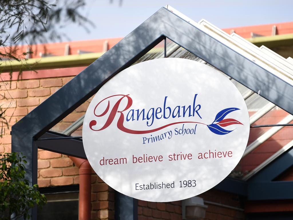 Rangebank Primary School has been closed for the day. Picture: James Ross/AAP