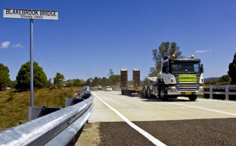 BRIDGING THE GAP: The new Blakebrooke Bridge became an instant success yesterday after being officially opened by Lismore mayor Jenny Dowell. Picture: JAY CRONAN 