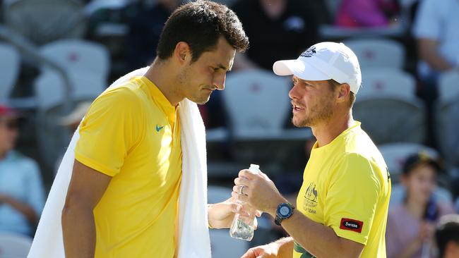 Bernard Tomic has fallen out with all key figures at Tennis Australia. Picture: AAP Images