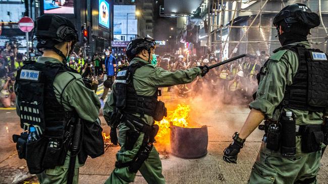 China’s about-face on Hong Kong has garnered worldwide outrage. Picture: AFP