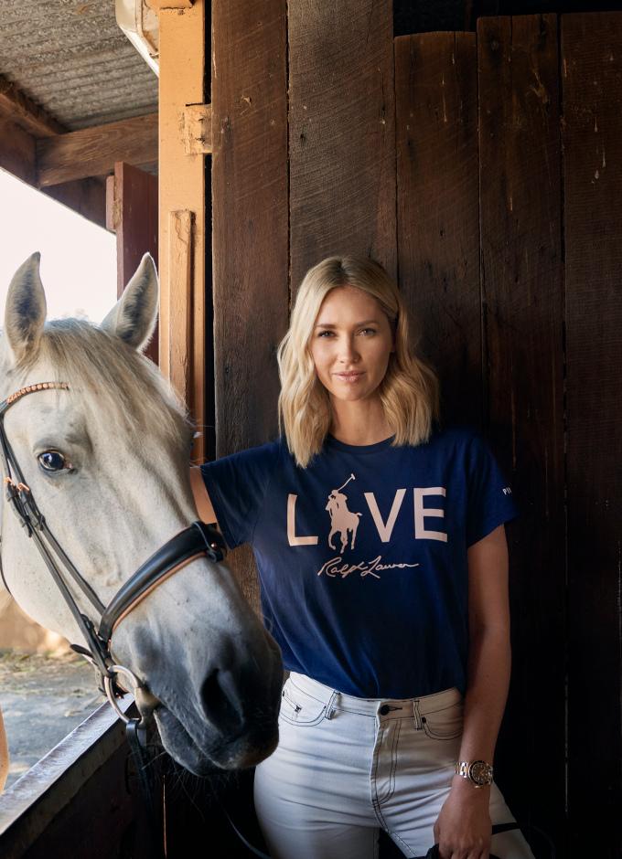 Pink cheap pony shirt