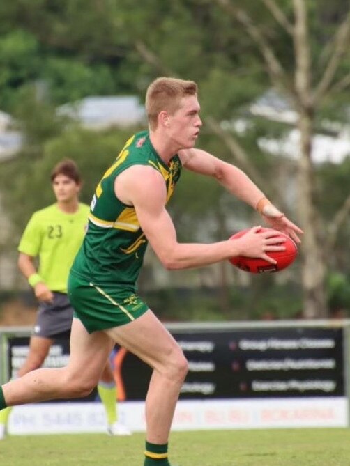 Maroochydore Roos player Alex Jacobs. Photo: Tracey Jones