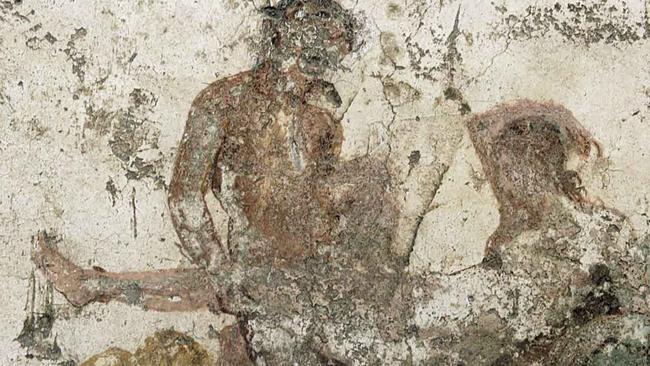 Excavations of Pompeii (Naples) December 7, 2016 Open the small lupanare with his new frescoes to erotic wallpaper Ph: Fotonews / Renna Ref: SPL1403469 071216 Picture by: Fotonews / Splash News / Renna Splash News and Pictures Los Angeles: 310-821-2666 New York: 212-619-2666 London: 870-934-2666 photodesk@splashnews.com