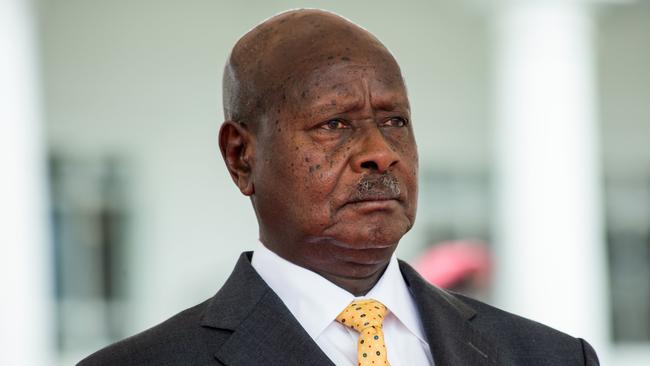 Uganda's President Yoweri Museveni opposes LGBTQIA rights. Picture: AFP/Sumy SADRUNI