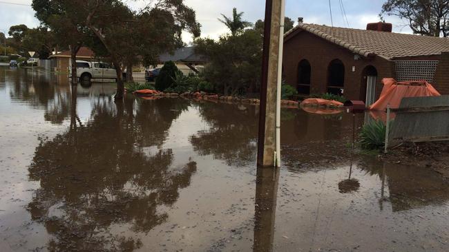 An Old Noarlunga home after the one-in-50-year storm in 2016. Picture: Supplied