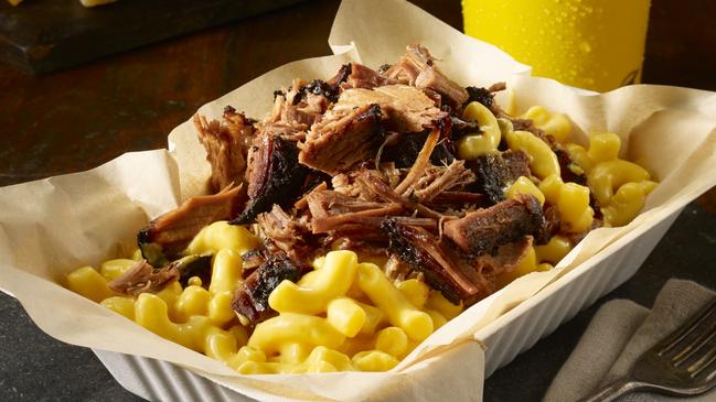 Slow cooked brisket at Dickey's Barbecue Pit.