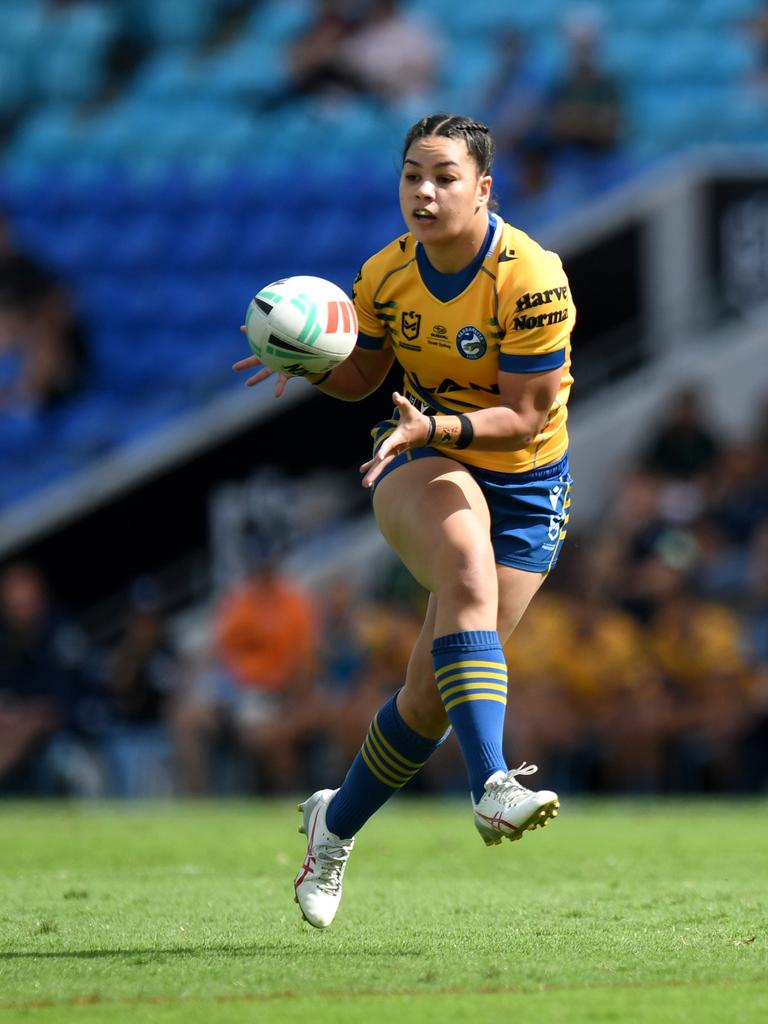 Kennedy Cherrington is one of the Eel’s key forwards, playing in the front row and at lock. Picture: NRL Imagery