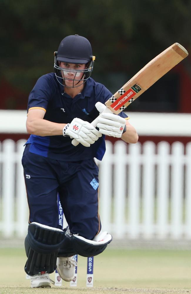 Eli Brain batting for Northern Suburbs against Toombul on Sunday. Picture Lachie Millard