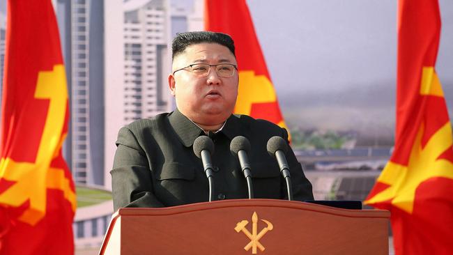 North Korean leader Kim Jong-un insists his country has no COVID-19. Picture: AFP