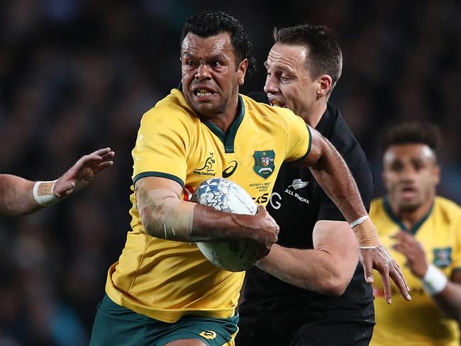 Kurtley Beale provides a greater threat than Israel Folau. Picture: Hannah Peters/Getty Images