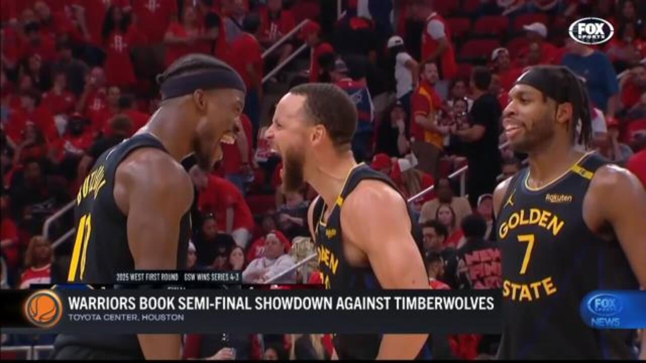 Curry cooks as Warriors advance
