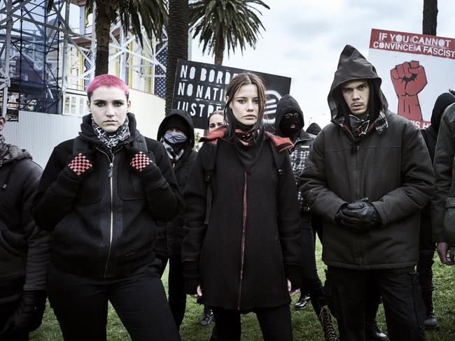 The head of ASIO says people often think of the film and miniseries Romper Stomper when it comes to right-wing extremism, but it’s no longer that obvious. Picture: Ben King