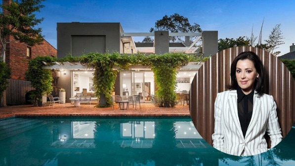 Tina Arena has listed her Toorak home.