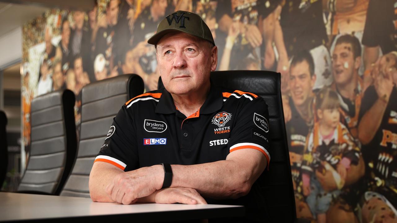 Wests Tigers football boss Tim Sheens has some big decisions to make at Concord. Picture: Richard Dobson