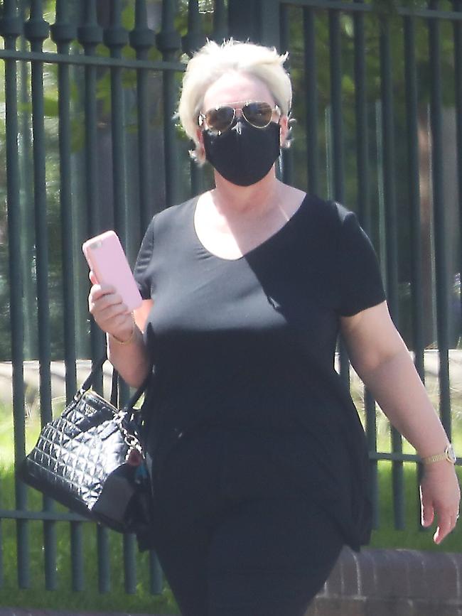 Joel Ferguson’s mother outside court.