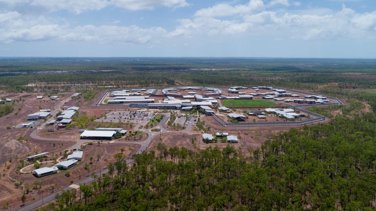 There were 1287 people held by Corrections in Darwin, 239 more people than the Holtze centre was designed to hold. Picture: Che Chorley