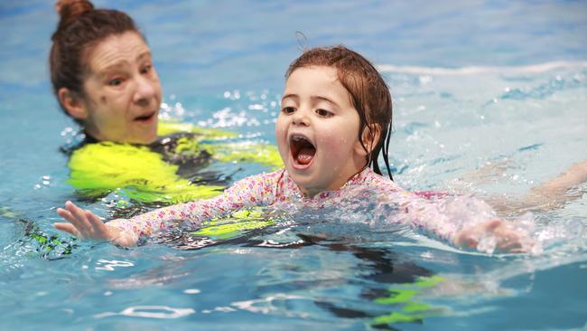 The government estimates more than 4000 kids missed out in swimming lessons over the past two years. Picture: Justin Lloyd.