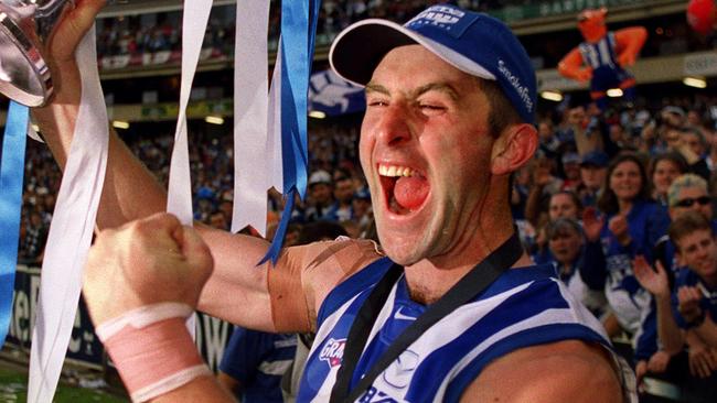 Corey McKernan was a member of the last North Melbourne team to play in a grand final – in the 1999 premiership win. Picture: Matty Bouwmeester