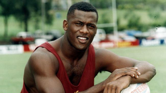 Brisbane player Wendell Sailor. Rugby League P/