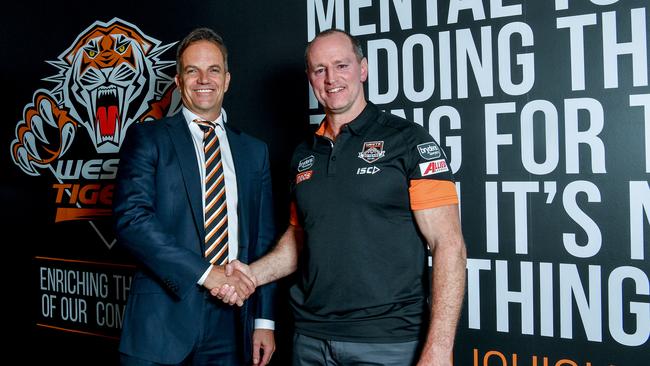 Wests Tigers sought assurances from Michael Maguire that he was committed to the club.