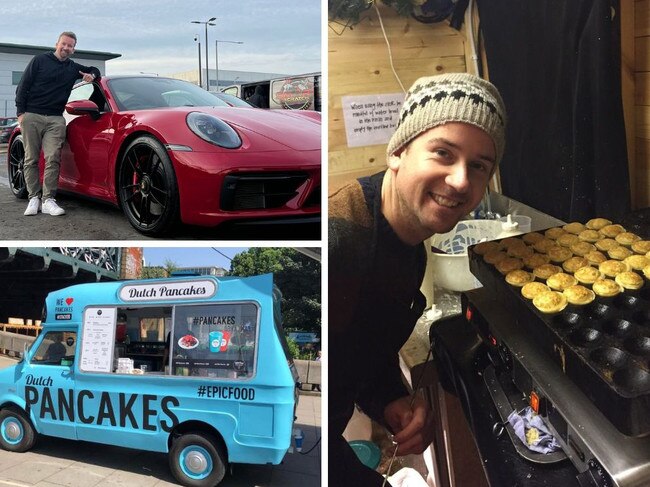 Kane harrison and his pancake van