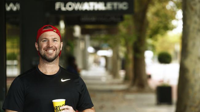 Ben Lucas from Flow Athletic Gym in Paddington. Picture: John Appleyard