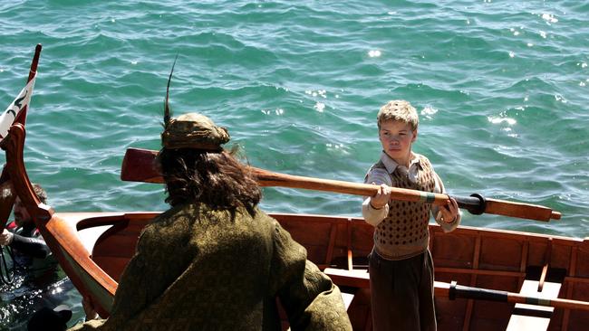 The Chronicles Of Narnia by CS Lewis, Voyage of the Dawn Treader filming on the set built at The Spit. Pictured - Will Poulter
