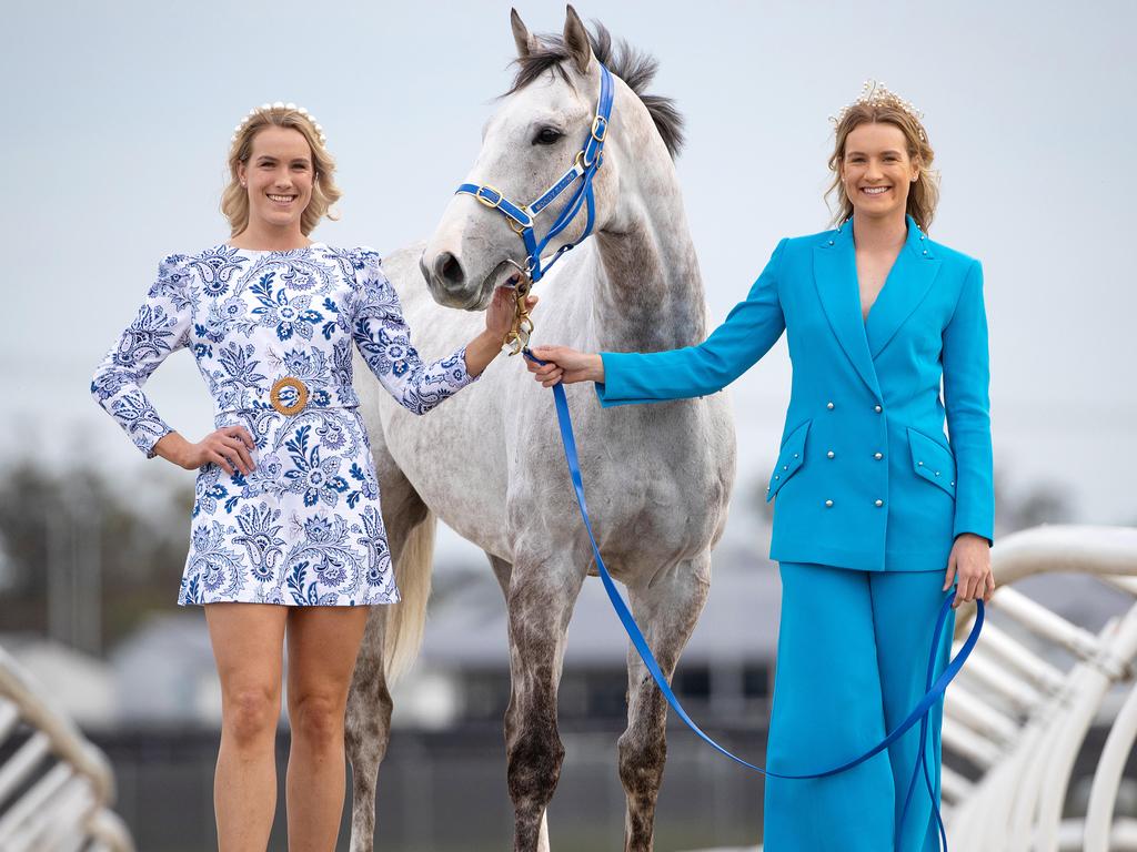 There’s a healthy sibling rivalry between sisters Celine and Breann Moody. Picture: Mark Stewart