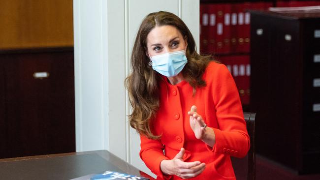 Future Queen, current polling Queen. Picture: Dominic Lipinski/AFP