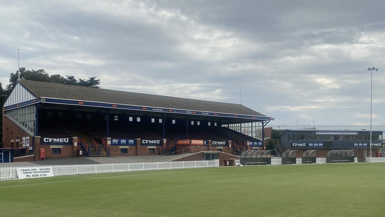 CFMEU logos will have to be removed from North Port Oval.