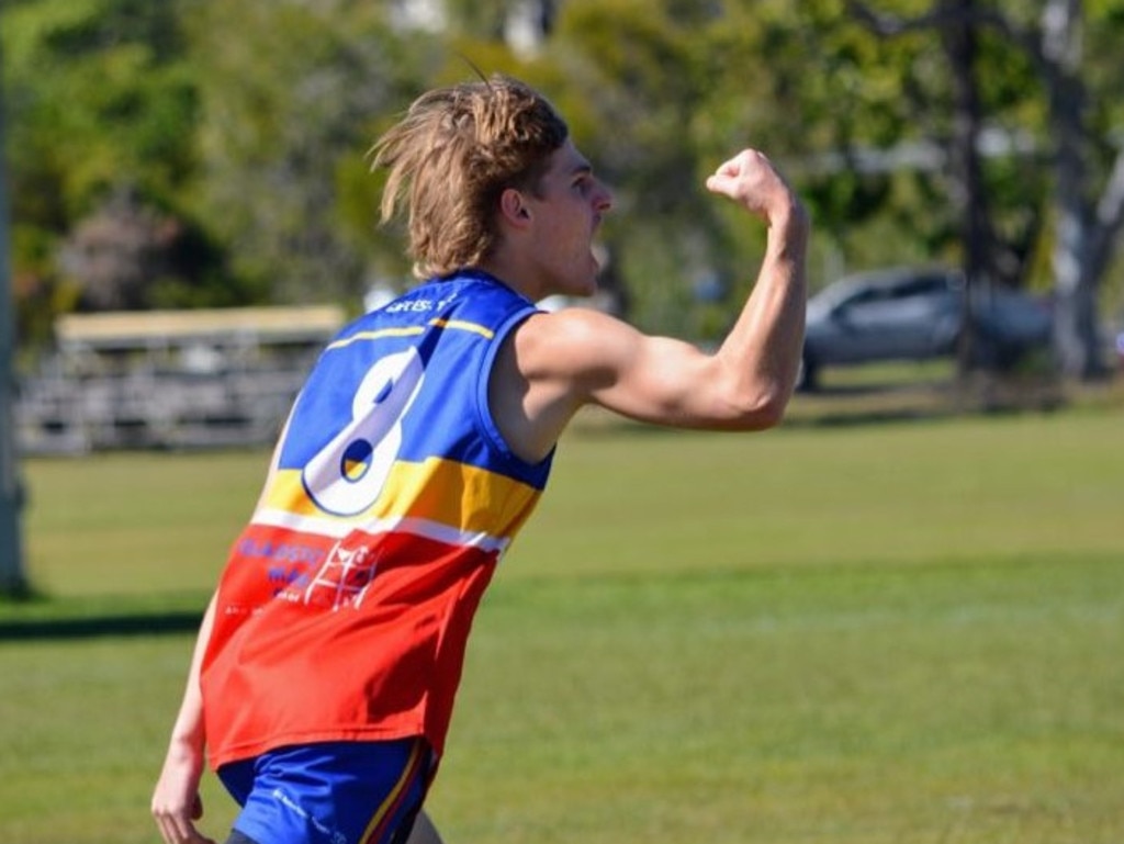 Gladstone Suns under-17 Aussie rules player Rob Willis. Photo: Rachel Steele