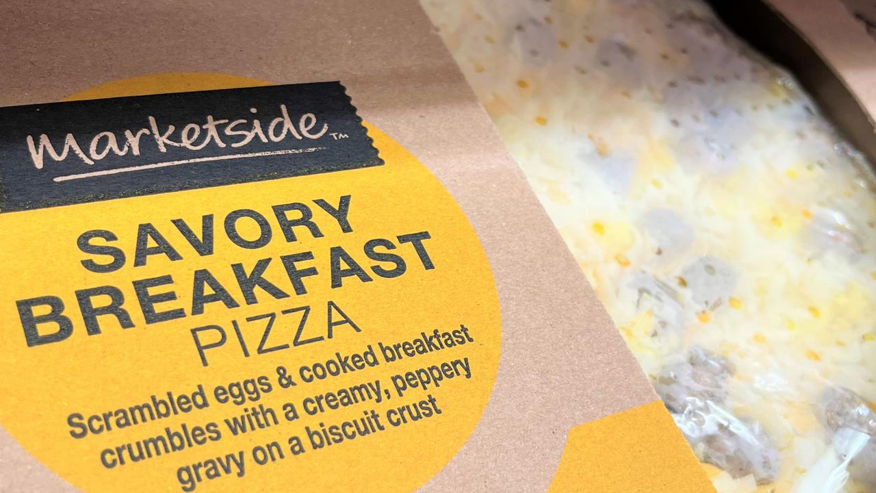 Breakfast pizza with “breakfast crumbles”? That’s a no from me. Picture: Benedict Brook/news.com.au.