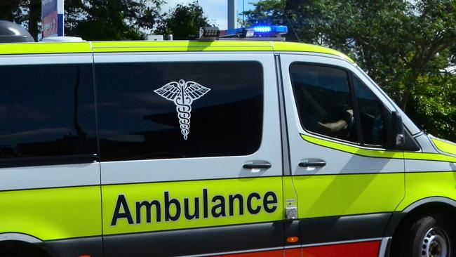 A man was taken by ambulance to Gympie Hospital after the car he was driving veered off there road into a fence (File photo).