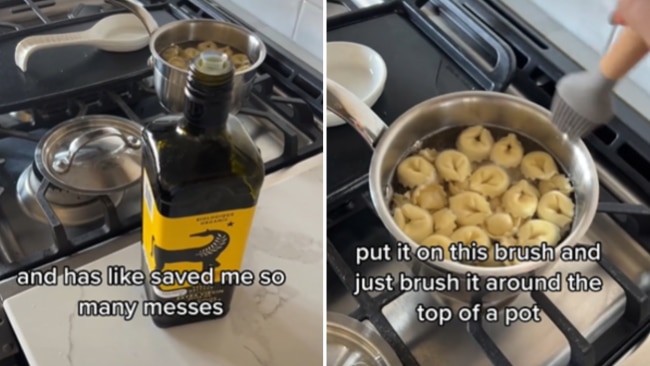 The Cooking Spray Hack That Helps Prevent Water From Boiling Over