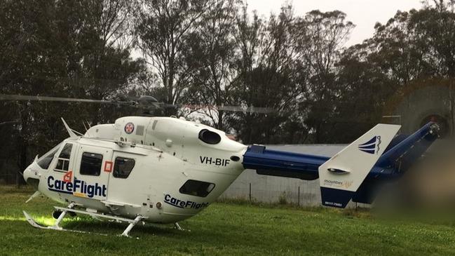 CareFlight gave care to a boy, 2, who went into cardiac arrest after a near-drowning incident. Picture: CareFlight.