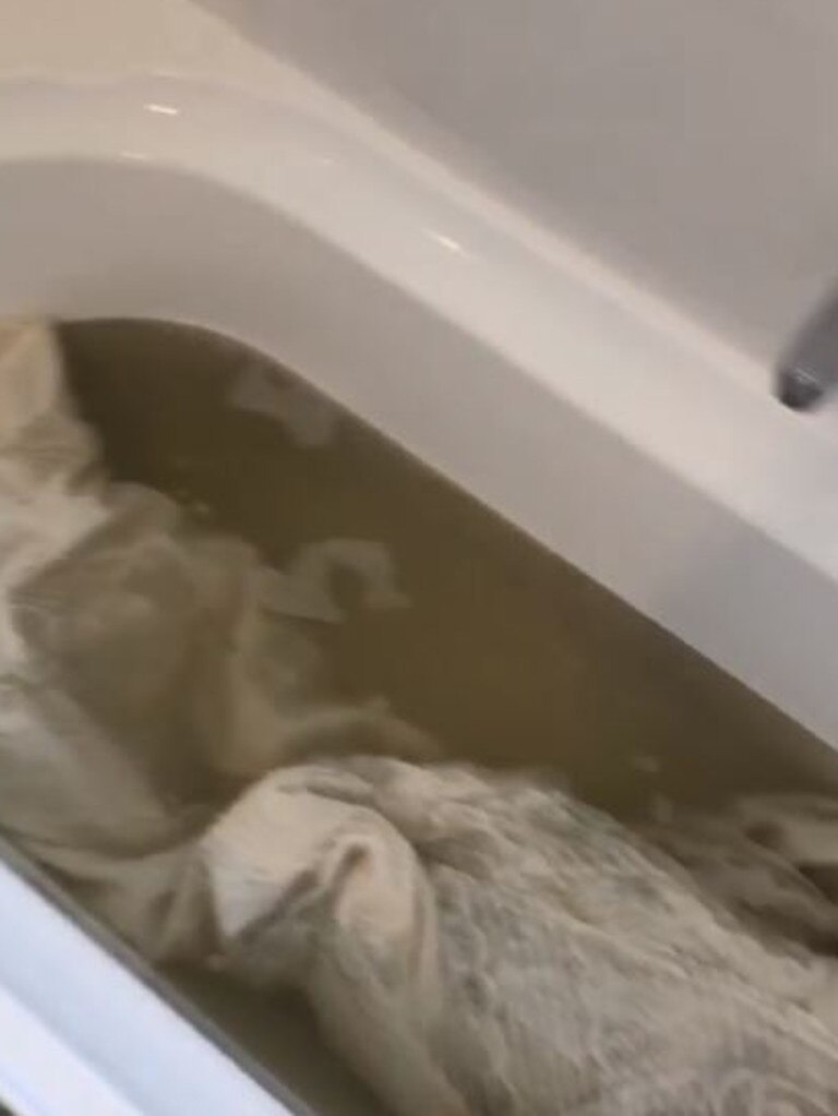 Her bath water was so dirty, she had to do two rounds. Picture: Dedikated Lifestyle