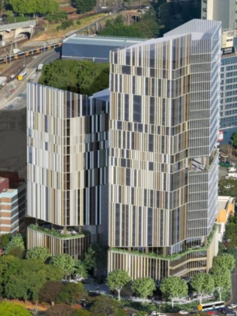 A second, twin-tower proposal has also been lodged for the site. Picture: Blight Rayner/PD Online.