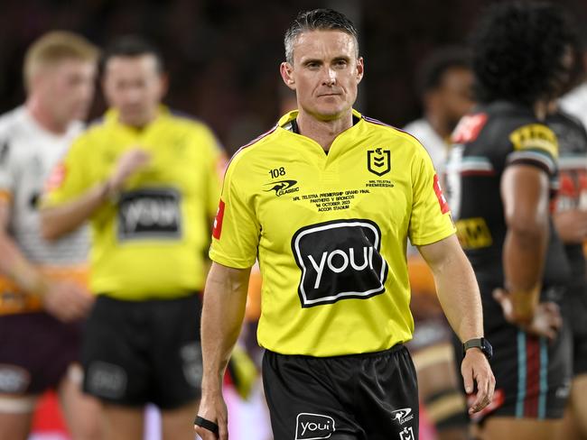 NRL grand final referee Adam Gee. NRL Pics