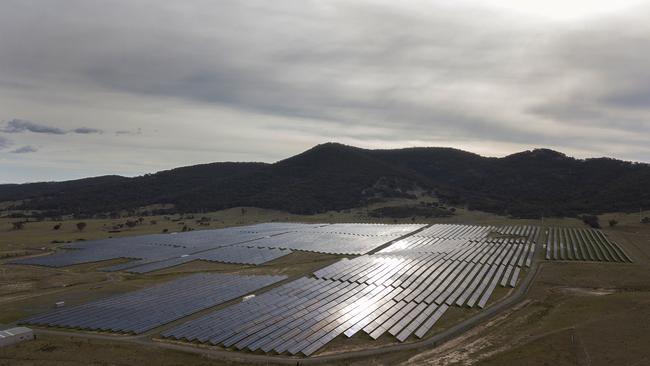 Royalla Solar Farm, 30km south of Canberra. Picture: Mick Tsikas/AAP Image