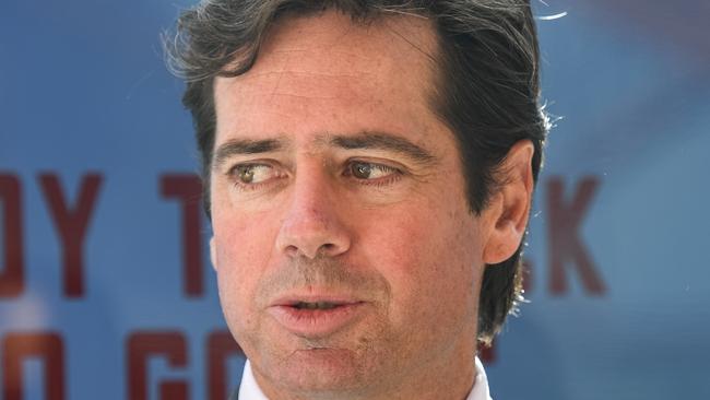 AFL chief Gillon McLachlan has not denied that money was paid. Picture: AAP Image/Brendan Esposito