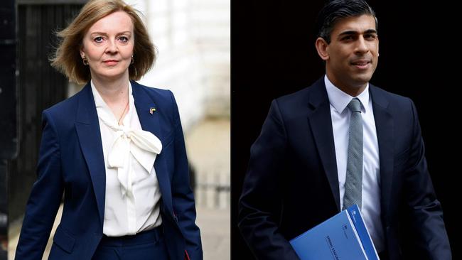 British voters don’t think either Liz Truss or Rishi Sunak would be a better prime minister than Boris Johnson. Picture: AFP.