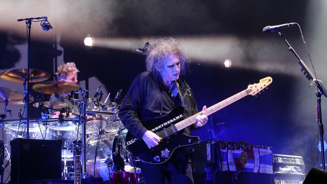 Frontman Robert Smith kept the banter to a minimum. Picture: Yuri Kouzmin