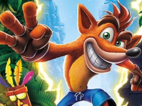 Crash Bandicoot is being re-released. Picture: Twitter