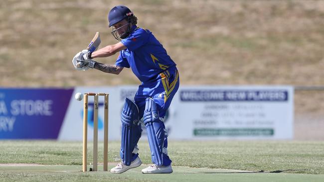 GDCA: Rupertswood batsman Tristen Taylor-White. Picture: Stuart Milligan